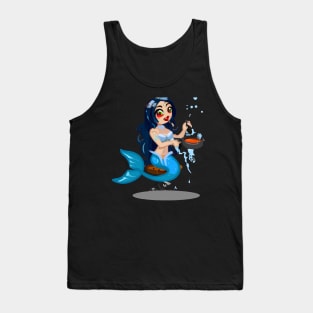 Cooking Mermaid Tank Top